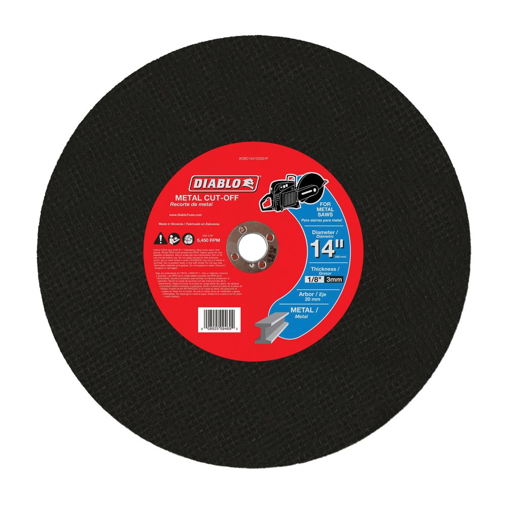 Diablo 14 in. Metal Cut-Off Disc