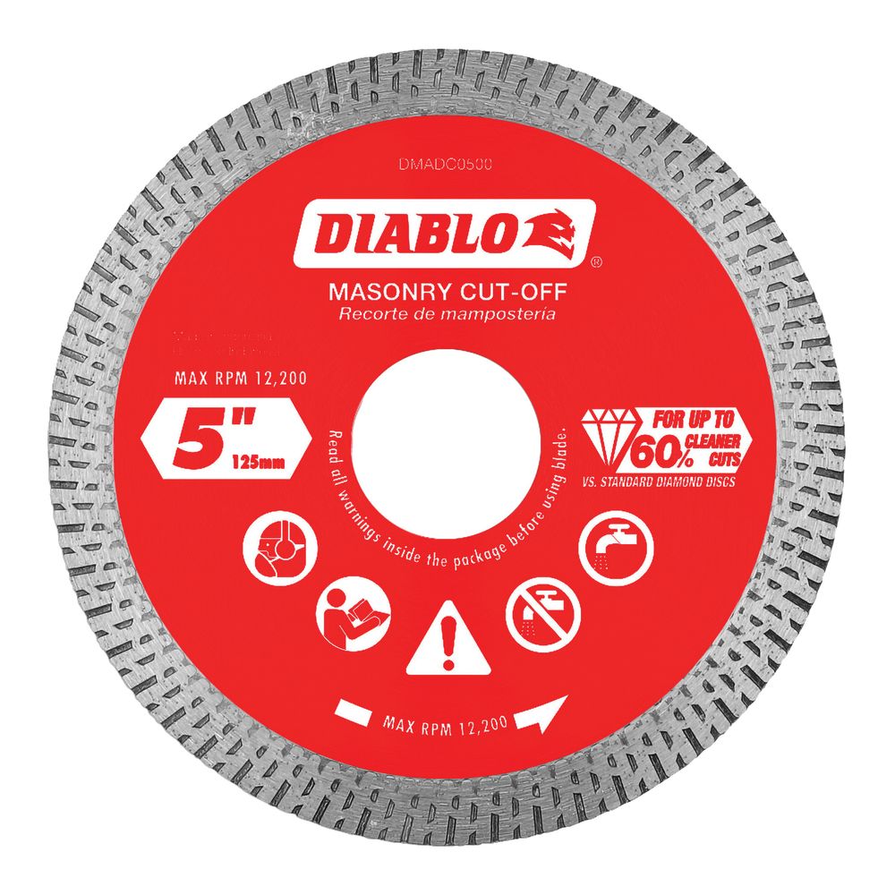 Diablo 5 in. Diamond Masonry Cut-Off Disc