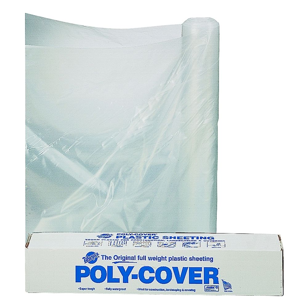 Orgill Poly 12 ft. x 100 ft. 6 mil Clear Poly Film, 6291363