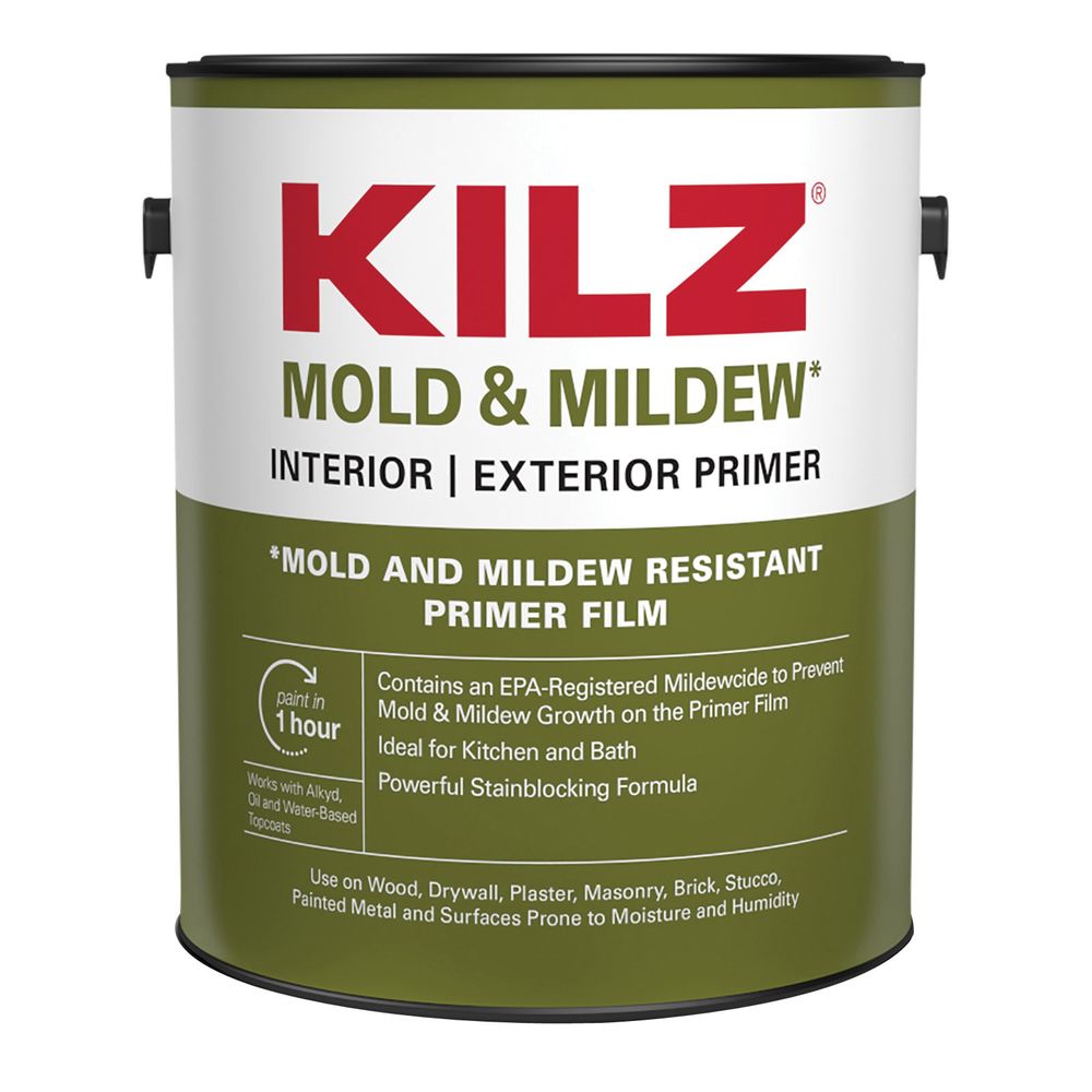 Kilz 1 gal. 7381056 Mold and Mildew Interior and Exterior Primer