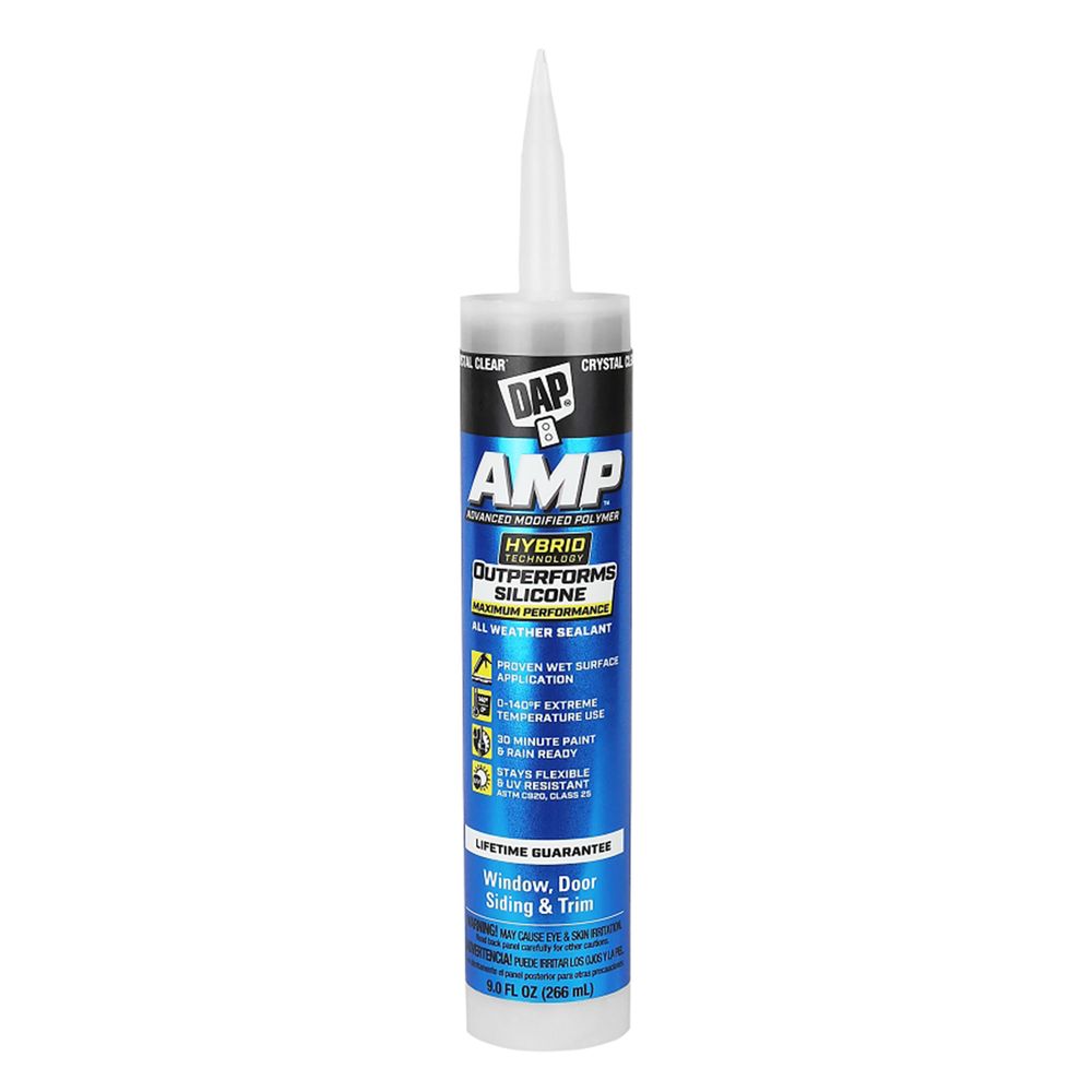 DAP AMP 9 oz. Clear Advanced Sealant Caulk