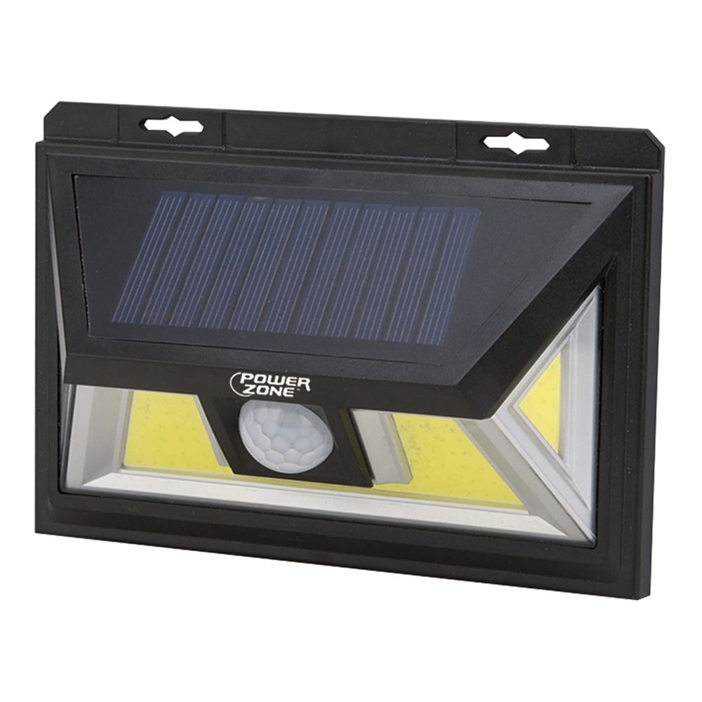 PowerZone 450 Lumen Solar Powered Motion Sensor Wall Light