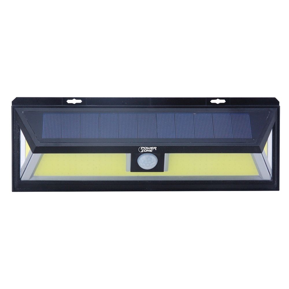 PowerZone 800 Lumen Solar Powered Motion Sensor Wall Light