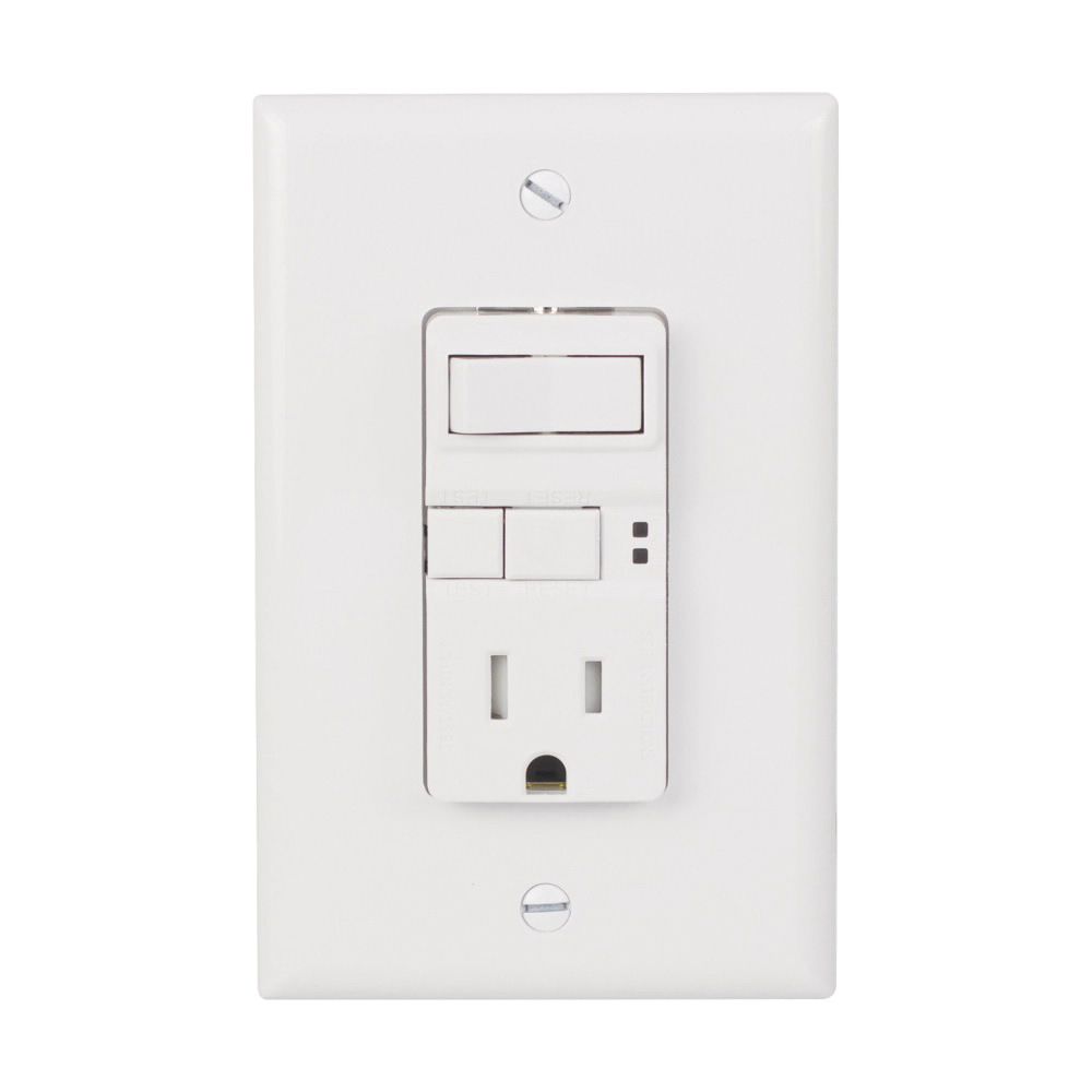 Eaton Wiring Devices 15 AMP Duplex Self-Test GFCI Receptacle