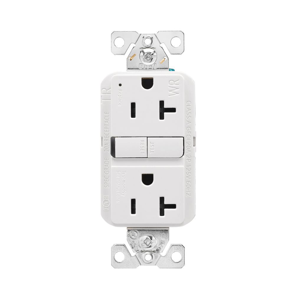 Cooper Wiring 20 AMP. 125 V. Self-Test GFCI Receptacle