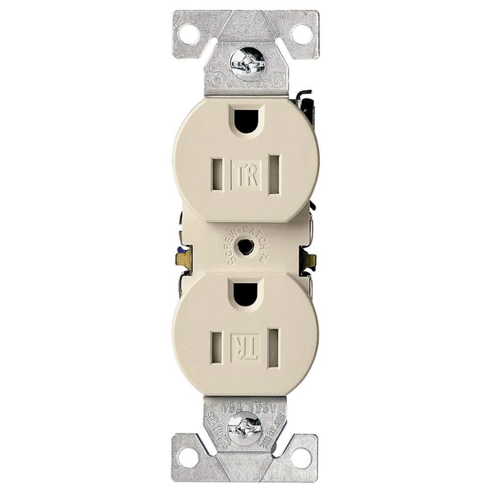 Eaton Wiring Devices 2706497 Tamper-Resistant Duplex Receptacle Ivory