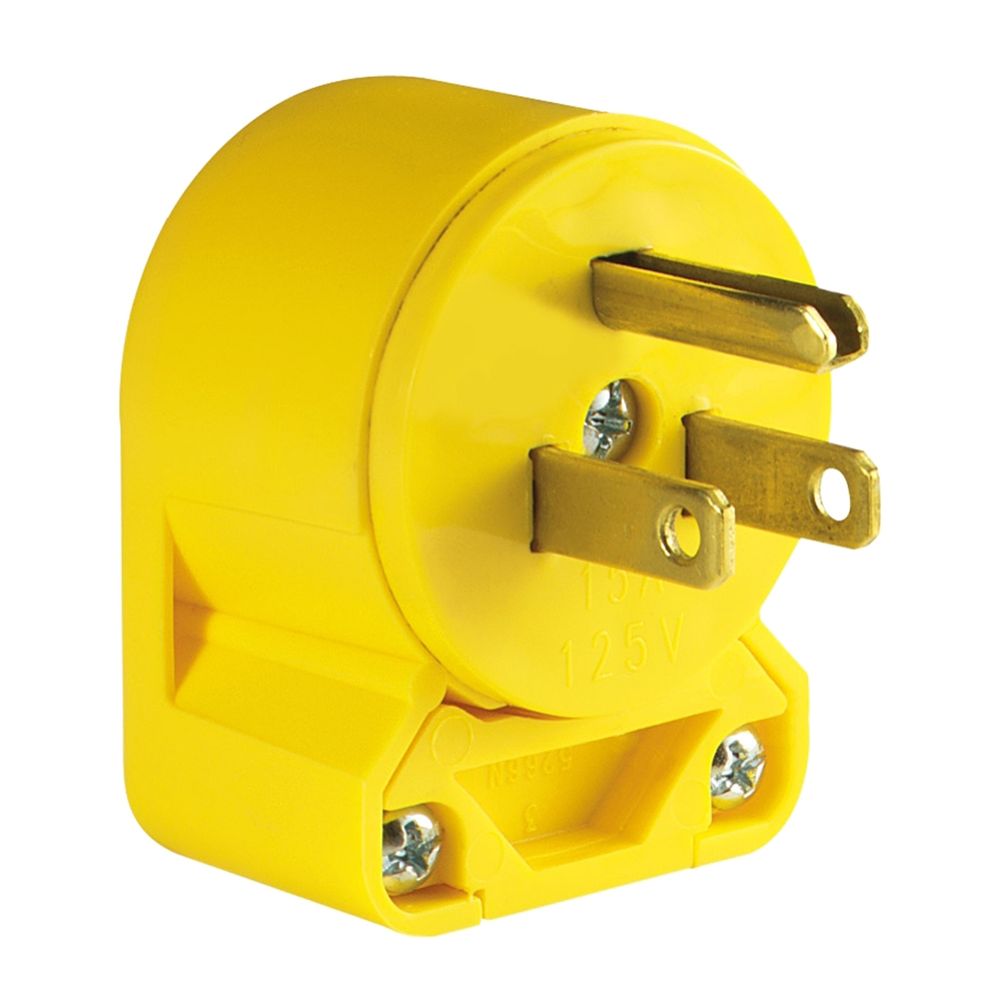 Eaton Wiring Devices Angled Vinyl Electrical Plug