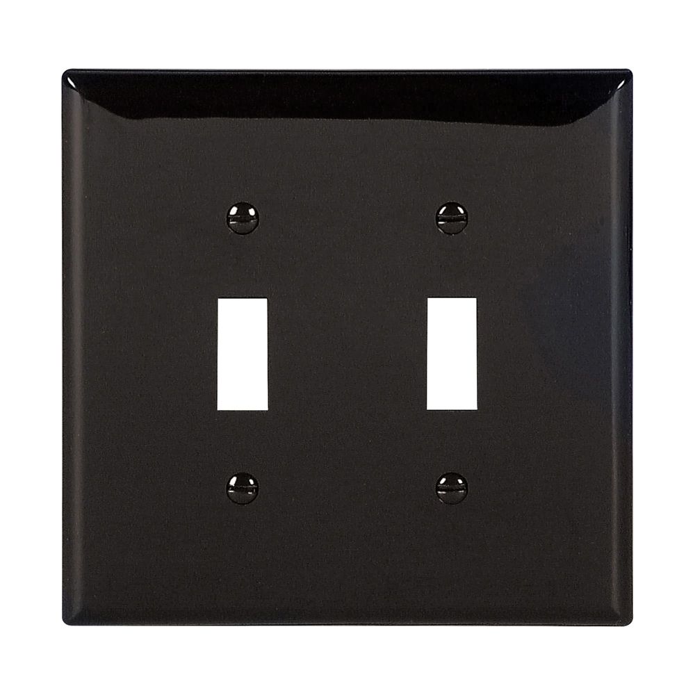 Eaton 2-Gang Toggle Wallplate