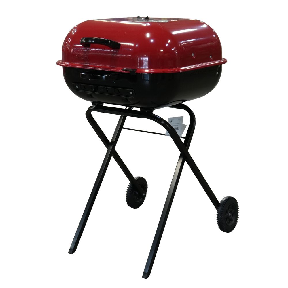 Red Americana Walkabout Charcoal Portable Grill