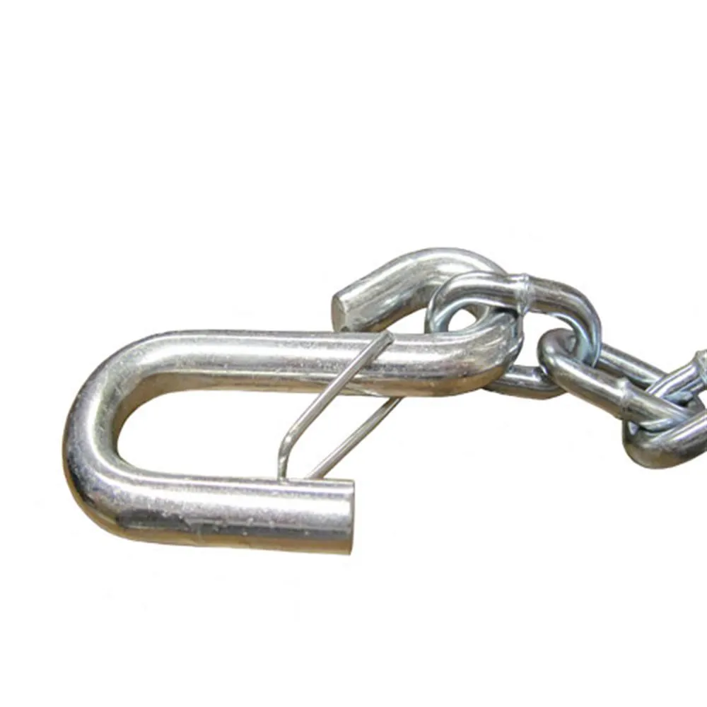 Buyers Products 7/16 Inch Safety Chain Clip - Weld-On Trailer Chain Holder For Secure Towing