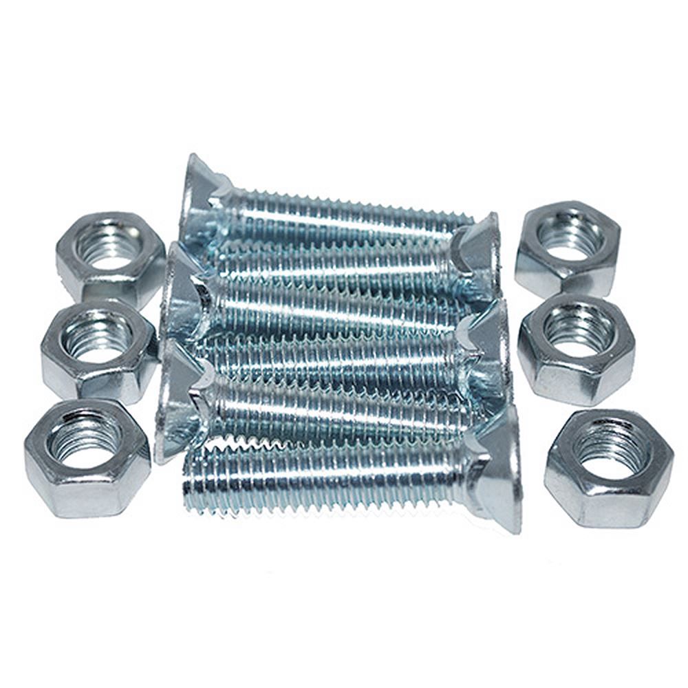 thumbnail interactive-video image 1 of Lexar Industrial 60 Pack - #3 Flat Head Plow Bolts, 7/16-14 X 2", Grade 5, Zinc Plated 1 of 3
