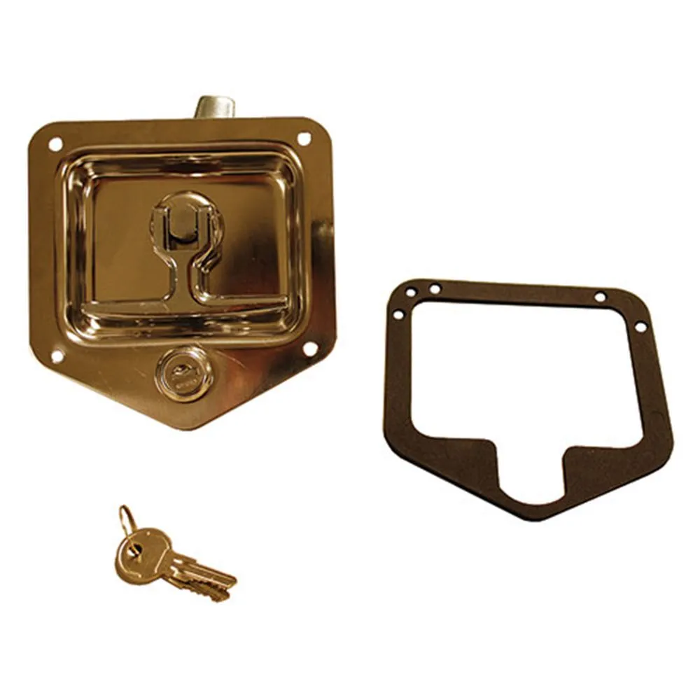 Rectangular Paddle Latch Flush Mount Paddle Latch Flush Mount Handle Stainless Steel Interior