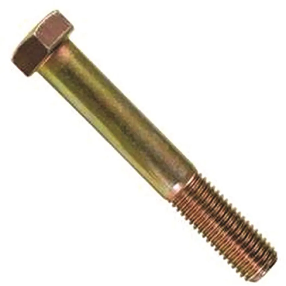 3/4-10 x 4 Yellow Zinc Hex Head Cap Screw Grade 8 14755 3/4-10 x 4 Yellow Zinc Hex Head Cap Screw Grade 8 14755