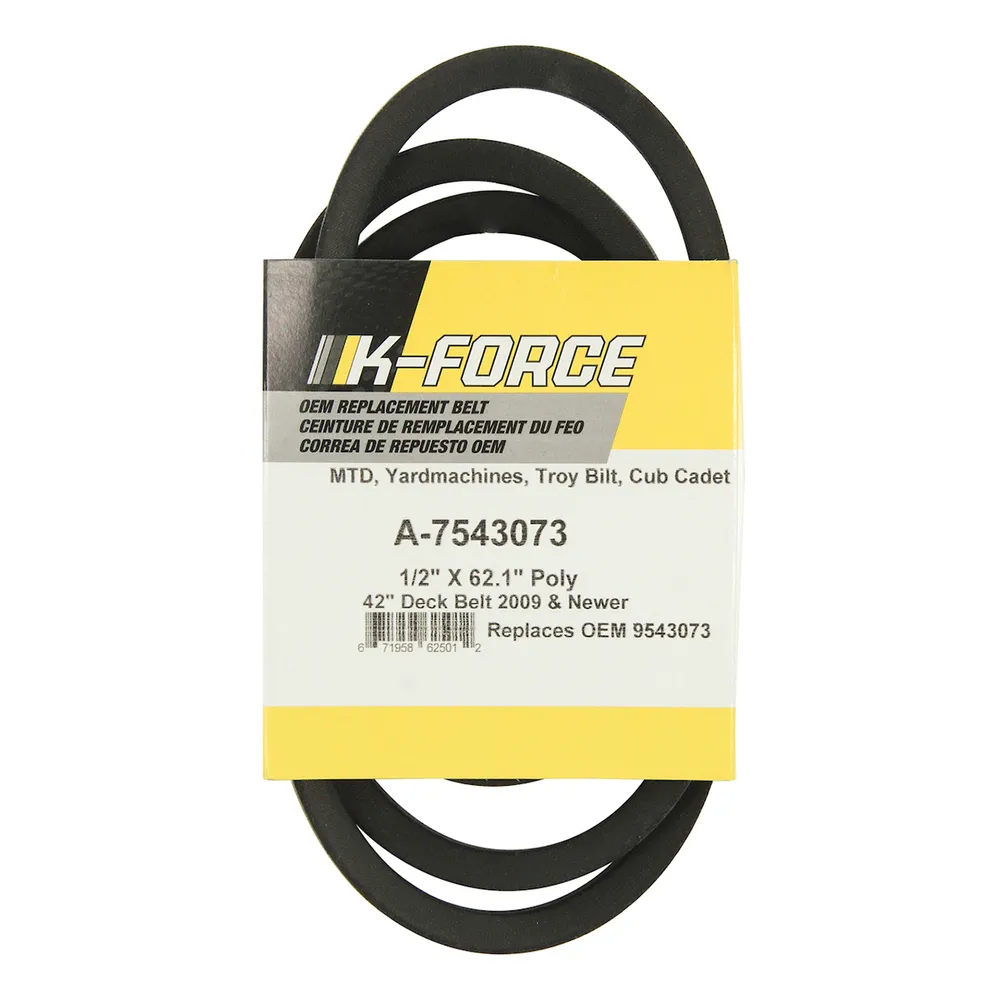 RAParts Deck Belt Fits Cub Cadet 754-04153 954-04153 I1000 LT1045 LT1046 46 deck RAParts Deck Belt Fits Cub Cadet 754-04153 954-04153 I1000 LT1045 LT1046 46 deck
