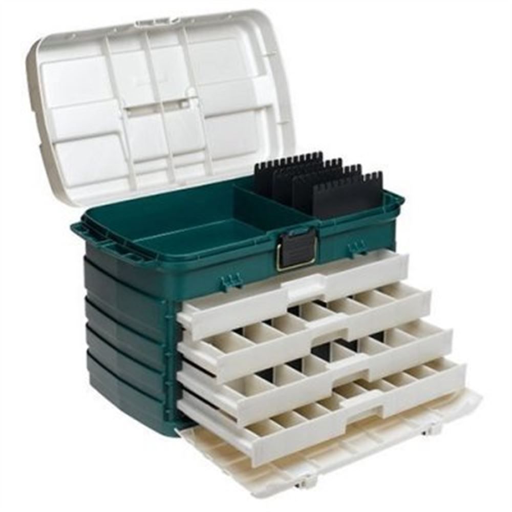 aquaculture tackle box THKFISH Waterproof Fishing with 3500 Fishing Gear Box, Blue and comes with multiple pockets that will secure every kind of fish tackle that youll need for your fishing trip Plano 4-Drawer Tackle Box