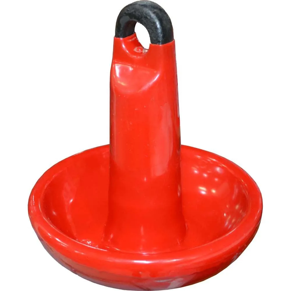 Mushroom Anchor Kit 8lb W/ Nylon Rope Plastic Red Float And Stainless Steel Hook