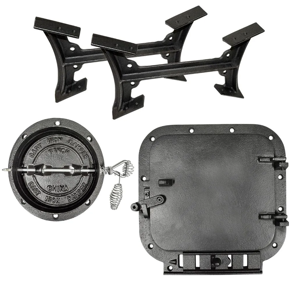 Cast ron Barrel Adapter Kt for a Double Barrel Camp Stove Cast ron Barrel Adapter Kt for a Double Barrel Camp Stove