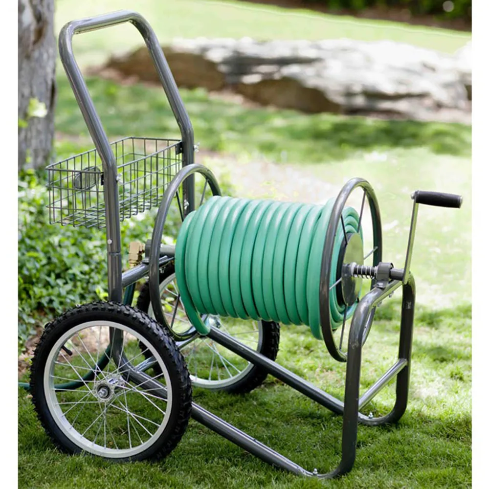 Two-Wheeled Garden Hose Reel Cart Agri Supply
